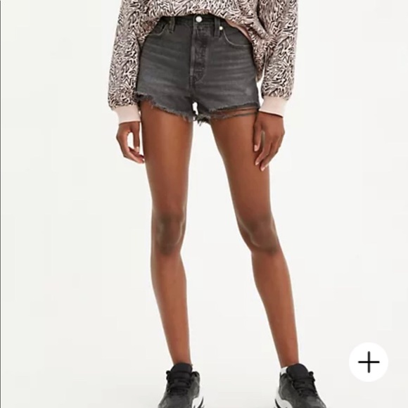 Levi’s 501 Original Women’s Shorts size 28 “Eat Your Words” - Picture 5 of 5